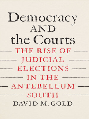 cover image of Democracy and the Courts
